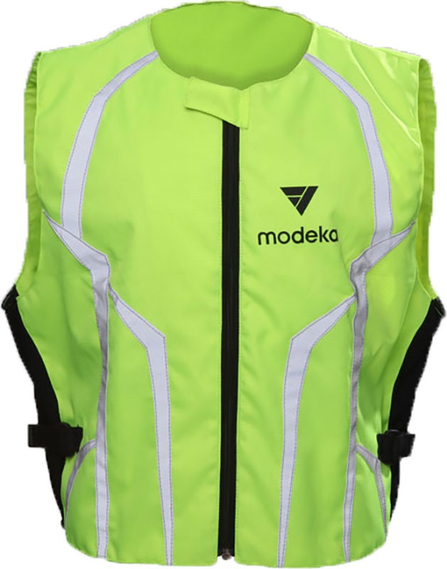 Modeka Fahrschule Sicherheitsweste neon gelb Gr. 3XL