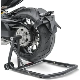 ConStands – Einarm Montageständer kompatibel mit Ducati Diavel/S 11-22 Schwarz Matt Hinterrad Single Classic Motorrad inkl. Adapter