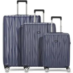 Bric's Cervia 4 Rollen Kofferset 3-teilig blue