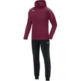 Jako Classico mit Kapuze Maroon 48 Damen