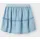 NAME IT Jeansrock NAME IT "NMFMIA WIDE DNM SKIRT 2434-HI J", Mädchen, Gr. 110, blau (light blau denim), Denim/Jeans, Obermaterial: 100% Lyocell, unifarben, kurz, Röcke Jeansrock