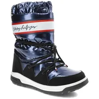 Dunkelblaue Schneeschuhe Tommy Hilfiger Modische Damenschuhe, 36