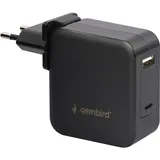 Gembird Genbird Universal-laptop-ladegerät 60w Schwarz