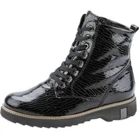 WALDLÄUFER Kitomi Damen Schnürstiefel in Schwarz, Größe 5.5 - 39 EU