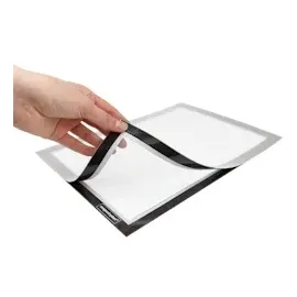 Magnetoplan Magnetrahmen selbstklebend Magnetofix silber A5, 2 St.