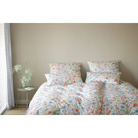 ELEGANTE Gentle Floral Blau 135 x 200 cm + 80 x 80 cm