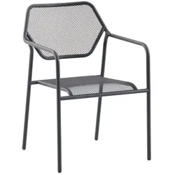 MWH Bruno Stapelstuhl Aluminium iron grey - Iron Grey