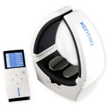 Maximex Nacken Masseur - Individuell verstellbare Vibrationsmassage per kabellose Fernbedienung, Kunststoff (ABS), 16.5 x 13.5 x 5.7 cm, Weiß