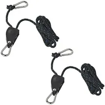 PRO PLUS Flaschenzug Stahl 2,5 m grau 136 kg