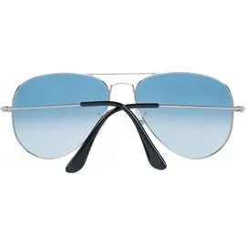 Ray-Ban Aviator Large Metal RB3025 003/3F 58-14 polished silver/light blue