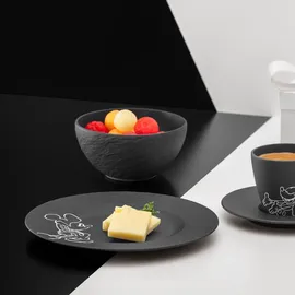 Villeroy & Boch Mickey Mouse Dessertteller 2-teilig schwarz/weiß