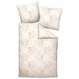 JANINE Carmen S Interlock-Jersey Beige/Grün 135 x 200 cm + 80 x 80 cm