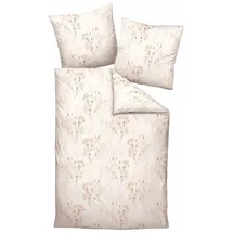 JANINE Carmen S Interlock-Jersey Beige/Grün 135 x 200 cm + 80 x 80 cm