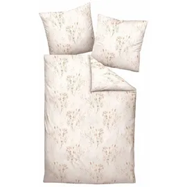 JANINE Carmen S Interlock-Jersey Beige/Grün 135 x 200 cm + 80 x 80 cm