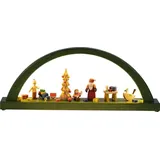 Richard Glässer GmbH Seiffen LED-Schwibbogen Weihnachtsbescherung, HxB = 16x40cm NEU