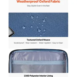 Vevor Weichgepäck 4-Rollen Cabin 40 cm / 62 l blau