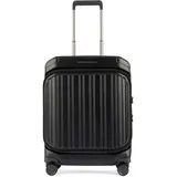 Piquadro PQ-Light Fast-check 4-rollen Laptop-Handgepäck-Trolley matt black