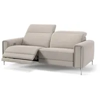 Sofanella 2-Sitzer Stoff Bellagio, Relaxsofa, Designsofa, Designer Couch, Italienisches Sofa, 2er Sofa beige