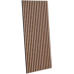KARAT Akustikpaneel für Angenehme Raumakustik in Holzoptik 118 x 60 cm Red Oak