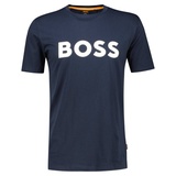 Boss T-Shirt Thinking 1 - Weiß,Dunkelblau - XL