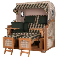 Mr. Deko bene living Strandkorb Komplettset Ammersee Grande XL