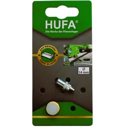 Hufa Fliesenschneider Maximum Set HM Titan-Nitrit Schneidrad Ø14mm+Achse
