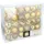 giftsome 60 Weihnachtskugeln Set - Christbaumkugeln Gold - Weihnachtsbaum Deko - Christbaumschmuck - weihnachtsbaumkugeln - Für den Innen- und Außeneinsatz - Kunststoff
