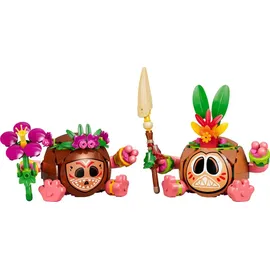 LEGO | Disney Vaiana Kakamora - Spielzeug inkl. 2 Blumentopf Figuren mit künstlichen Blumen als Zimmerdeko - Geschenk für Mädchen ab 9 Jahren und Filmfans - 43293