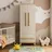 VitaliSpa Kinderkleiderschrank Malia 70 x 186,8 cm Holzwerkstoff beige