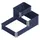 upyard Stepped Bed 120 x 80 x 58,5 cm Schwarz