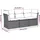 vidaXL Garten-Lounge-Set 3-tlg. braun