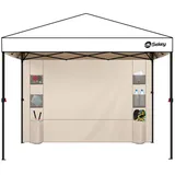 Sekey Pavillonseitenteil Multifunktionale seitenwand pavillon mit 6 Taschen, für 3 x 3 m Pavillon, 3 x 6 m Gartenpavillon, 3 x 9 m Partyzelt