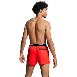 Puma Logo Badeshorts Red 2XL