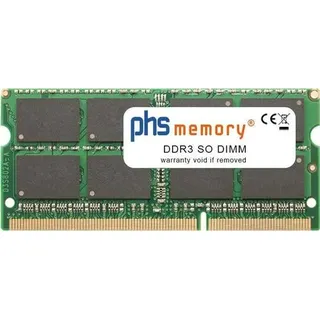 PHS-memory 8GB RAM Speicher für Apple iMac Core i5 2.9GHz 21.5'' (Late 2013) i5-4570S DDR3 SO DIMM 1600MHz PC3L-12800S (