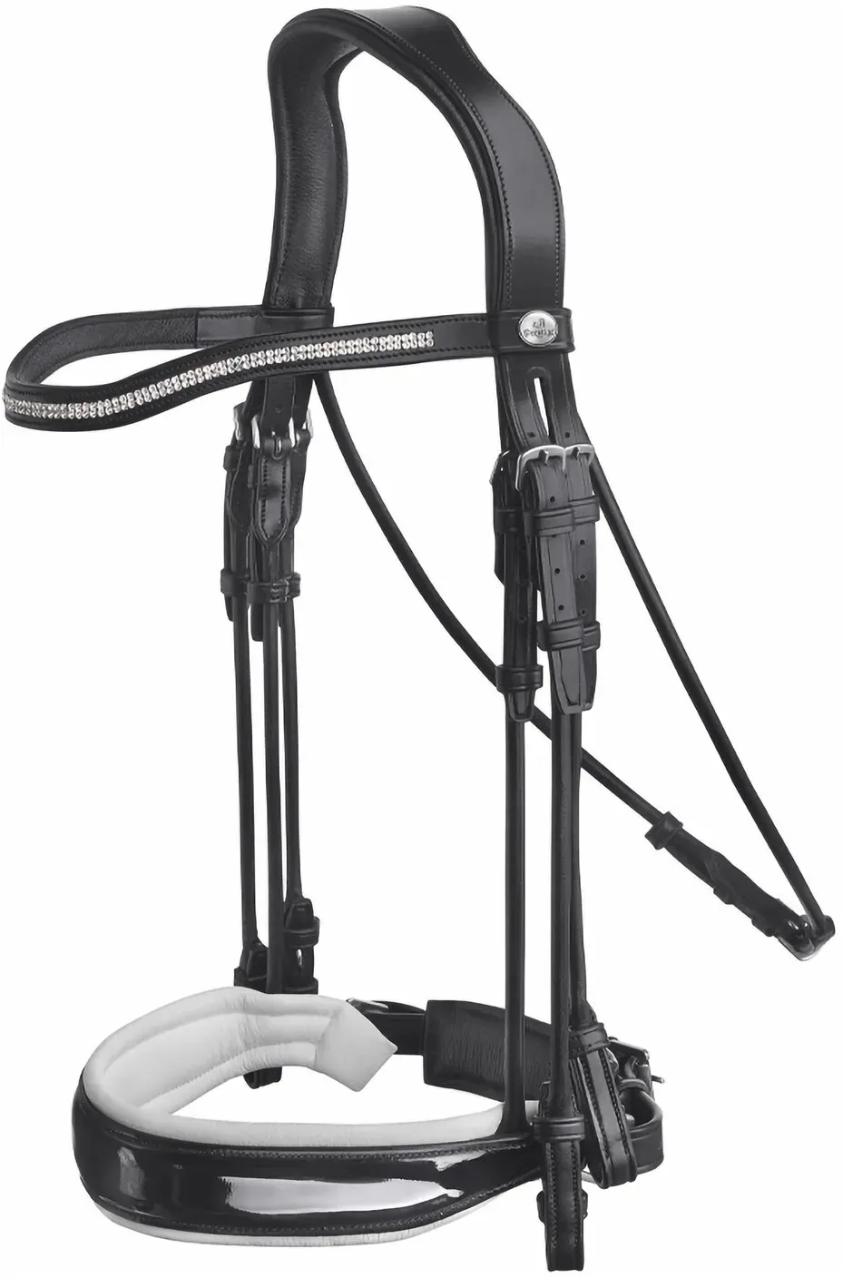 PRESTIGE Dressurkandare schwarz WB