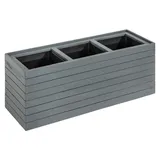 prestige home living outdoor Pflanzkübel 84 x 30 x 35 cm Anthrazit