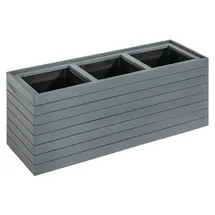 prestige home living outdoor Pflanzkübel 84 x 30 x 35 cm Anthrazit