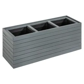 prestige home living outdoor Pflanzkübel 84 x 30 x 35 cm Anthrazit