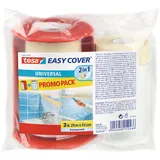 Tesa Easy Cover Universal Transparent Promo Pack 20 m x 55 cm 2 Stück