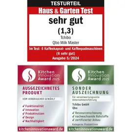 Tchibo Qbo MILK MASTER White Cashmere inkl. 30 Qbo Kapseln