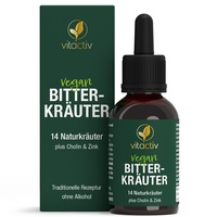 Vitactiv Bitterkräuter Tropfen Ohne Alkohol 50 ml