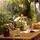 OTTO home Tischleuchte Akku Tischlampe Gerrin Indoor Outdoor, magnetischer Flaschenaufsatz, Dimmfunktion, Memoryfunktion, LED fest integriert, Warmweiß, Pilzlampe Flaschenaufsatz, Regulierung der Lichtstärke, Pilz, Lampe silberfarben
