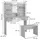 Vicco Schminktisch, Azur mit Bank (120 x 40 x 83.50 cm,