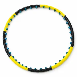 wozinsky WHH-110 Hula-Hoop-Massager mit Noppen – schwarz/gelb