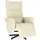 vidaXL Massagesessel mit Fußteil Kunstleder 84 x 106,5 x 84 cm Creme