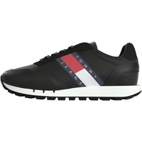 Tommy Hilfiger Tommy Jeans Herren Sneaker Retro Sportschuhe, Schwarz