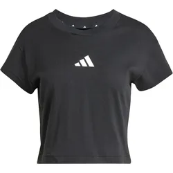 adidas Future Icons Small Logo Baby Tee T-Shirt Damen JE4000 - black L