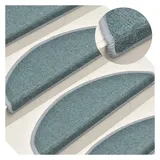 vidaXL Stufenmatte 56 x 17 cm Seeblau