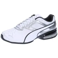 Puma Herren Tazon 6 FM Laufschuhe, White Silver-Black, 47