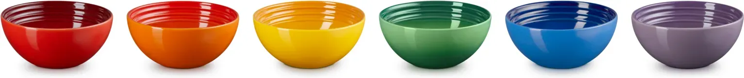 Le Creuset Snackschälchen 330ml 6er Set Regenbogen